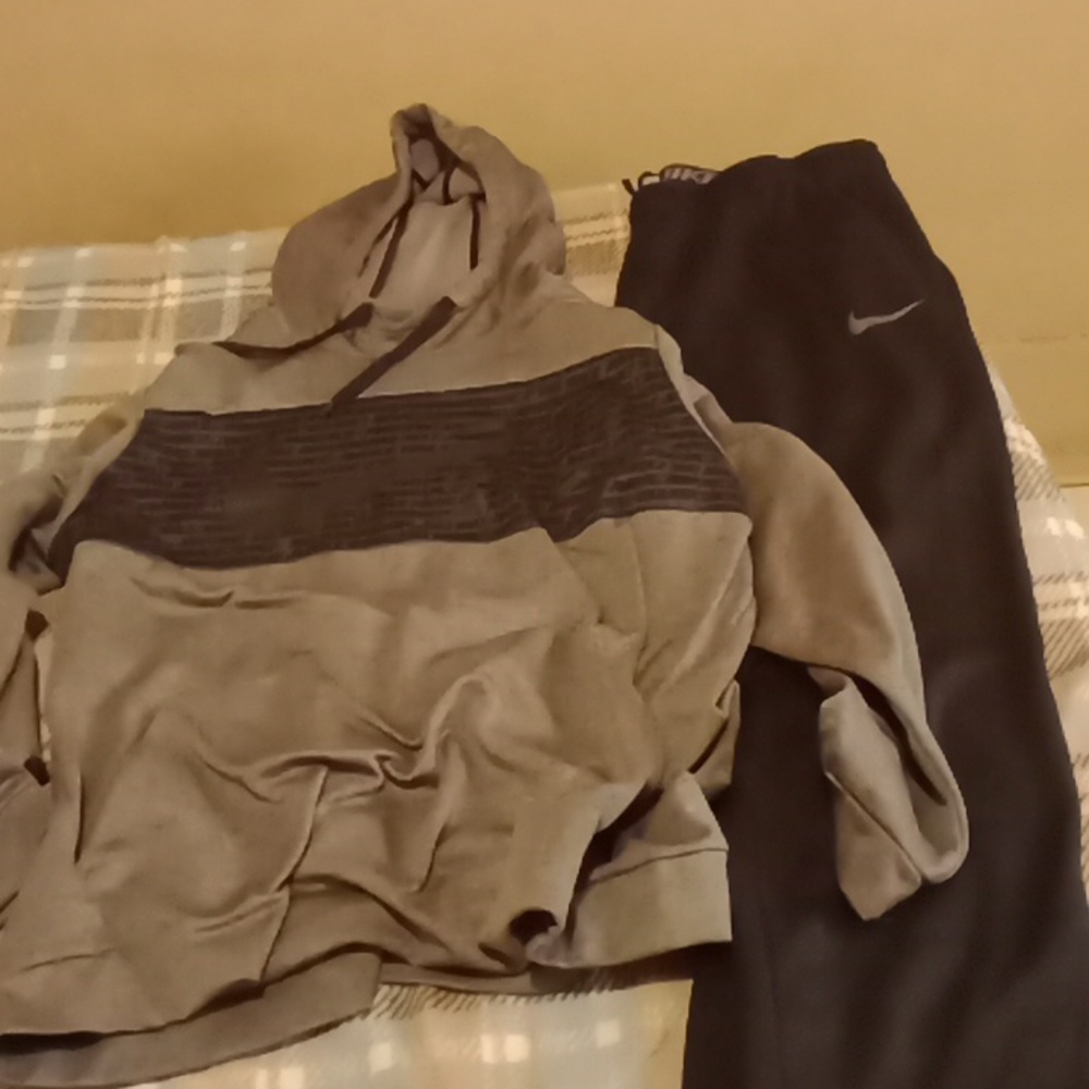 Nike pants and hoodie